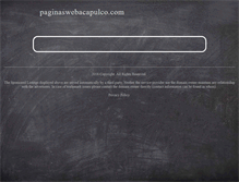 Tablet Screenshot of paginaswebacapulco.com